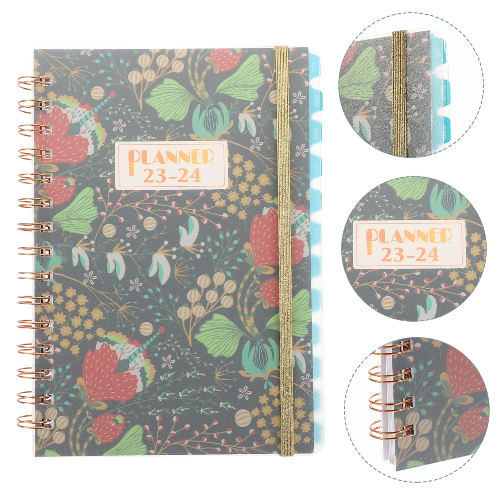 5 Pz Libro Agenda 2023 taccuini di uso quotidiano taccuino dell'ufficio blocchi di appunti personal planner agenda accademica taccuino per ufficio quaderni portatili Carta Colorful DIYEAH