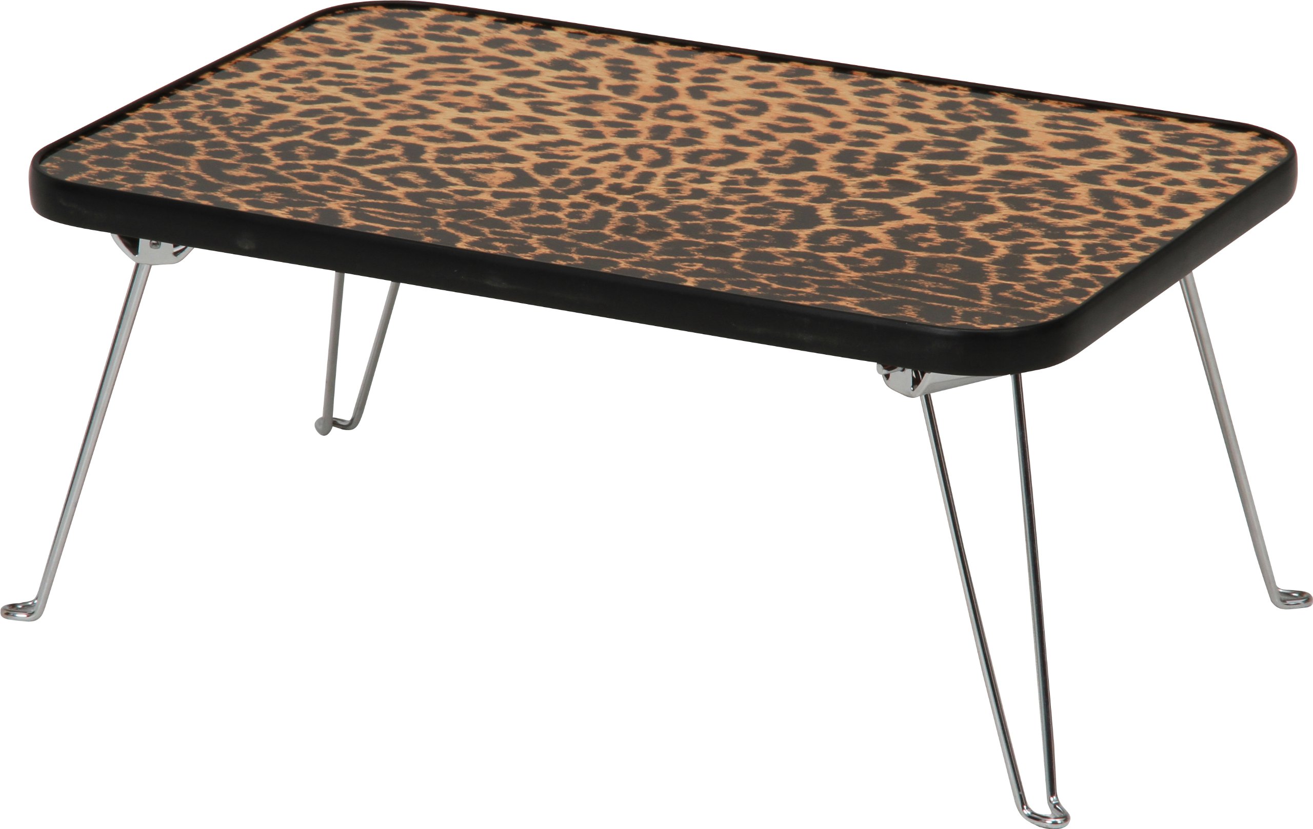 Amazon｜不二貿易 カラーミニテーブル 幅45cm 豹柄 10487｜座卓