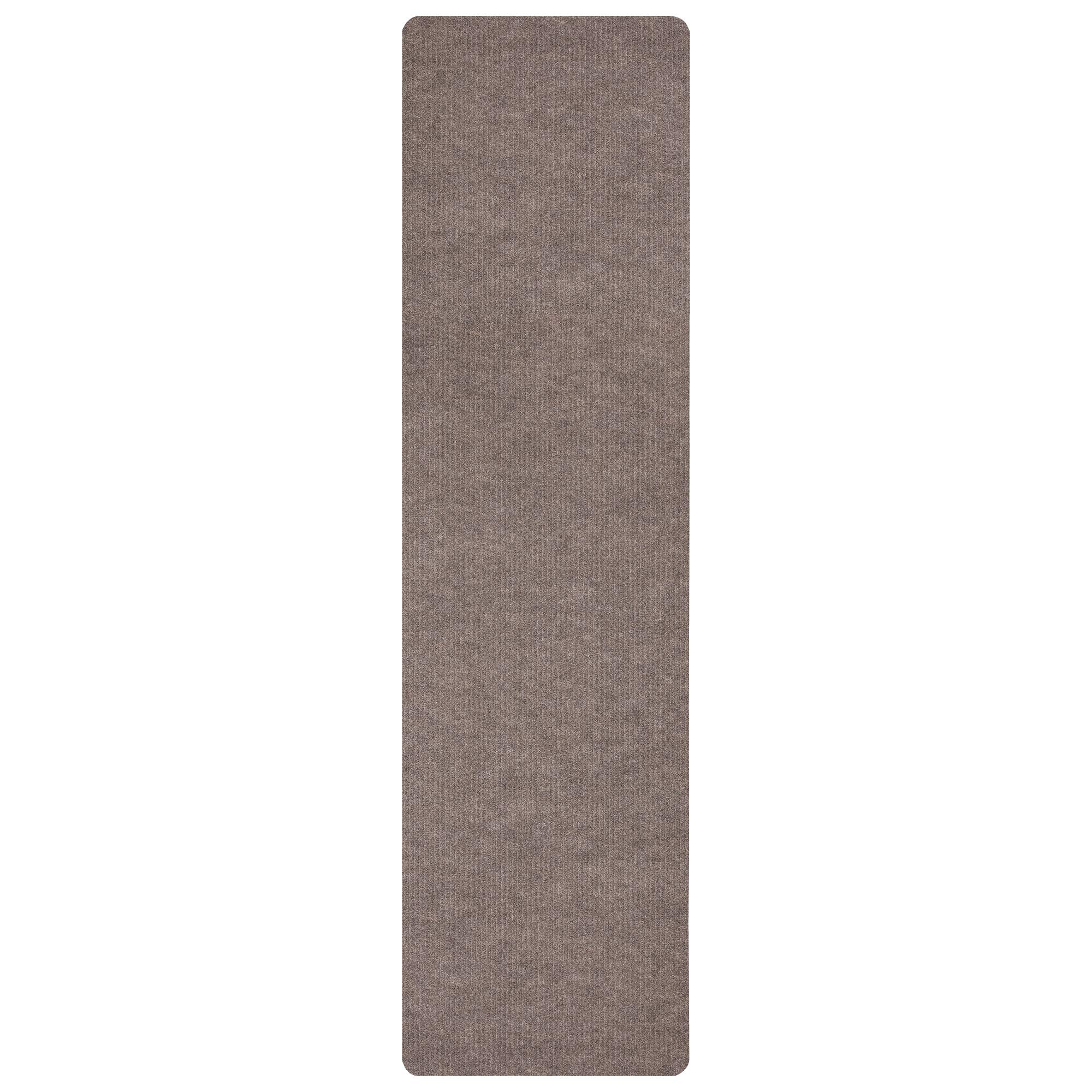 Ottomanson Scraper Collection Non-Slip Garage Mat/Entryway/Patio Runner, 2'7" x 9'10", Beige