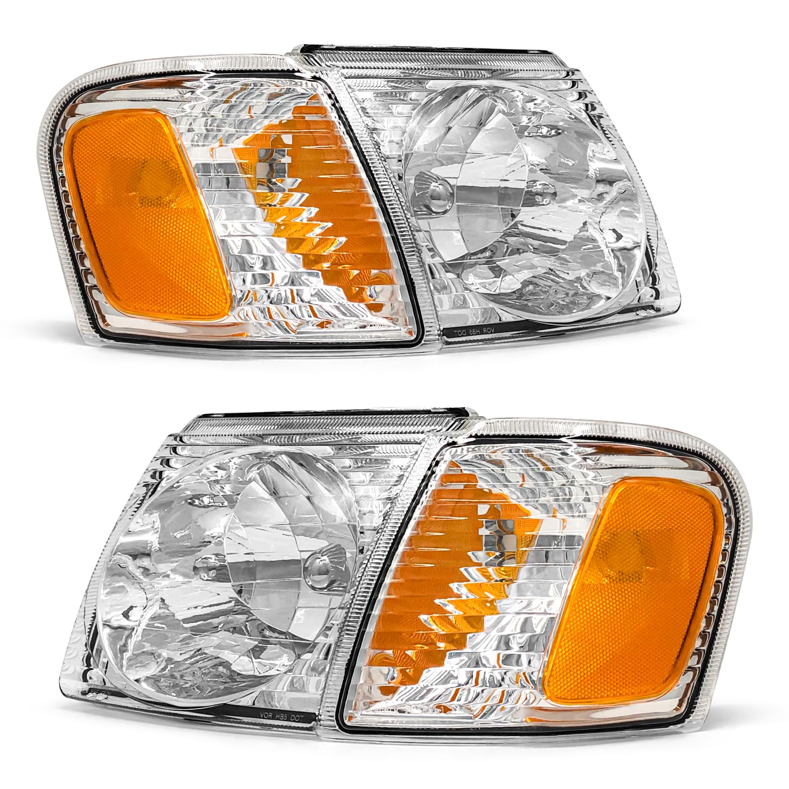 Amazon.com: ADCARLIGHTS Headlight Compatible with 2001 2002 2003