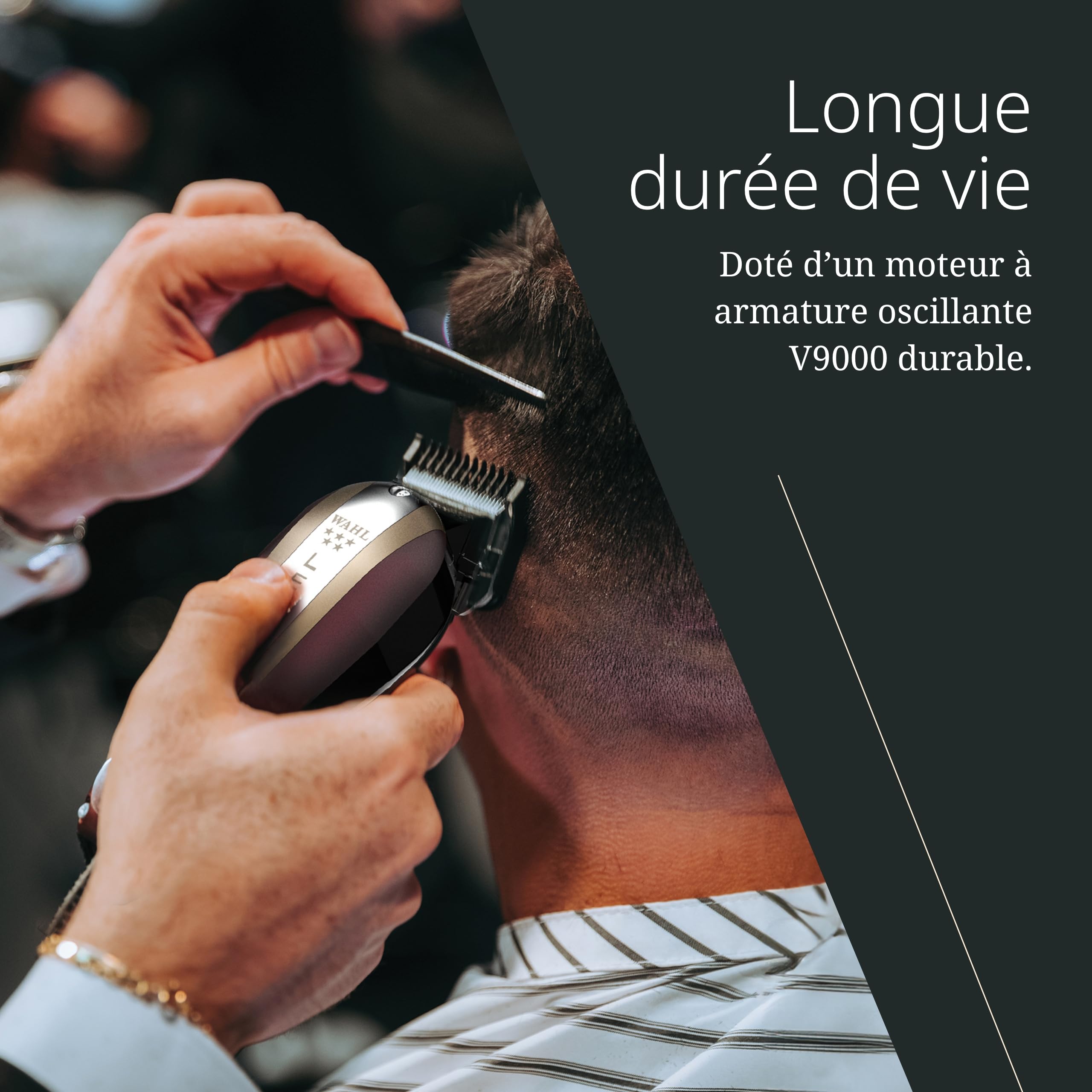 Wahl Legend Hair Clipper Tondeuse professionnelle à longue portée pour fading