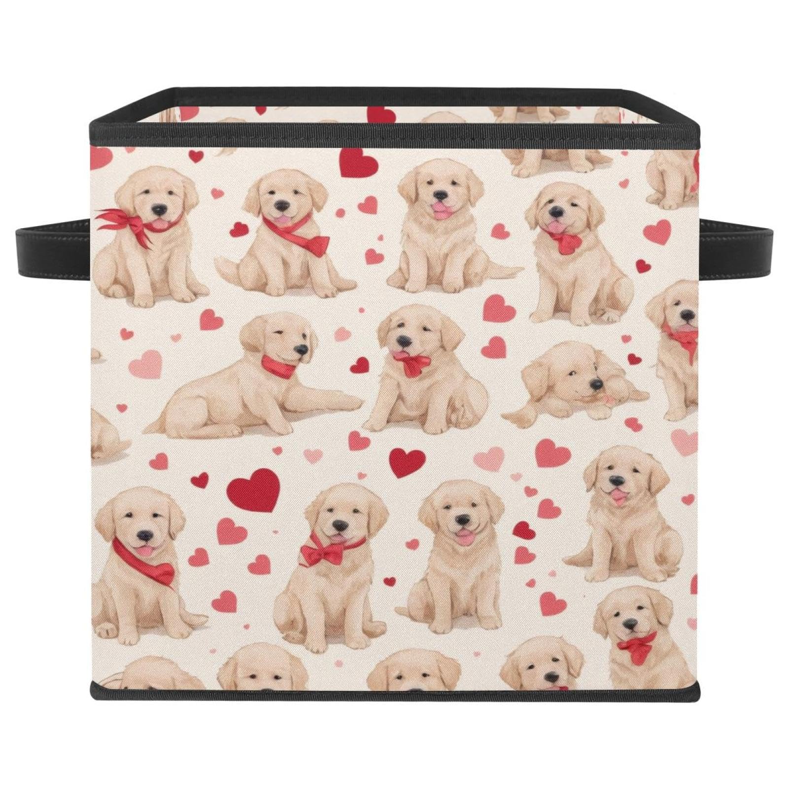 Boîte de rangement Golden Retriever pour organiser les vêtements de toute la famille