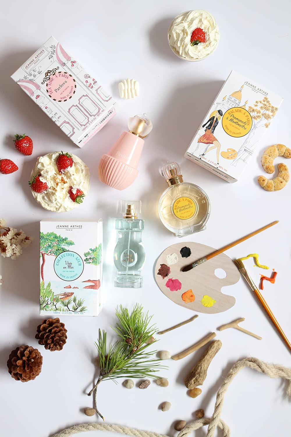 Jeanne Arthes - French Way of Life, Tea Time À Paris, Pavlova Eau De Parfum, Spray Perfume for Women, Fruity Floral Scent, Notes of Strawberry, Candied Apple, Made in France, 3.38 fl.oz - Image 7