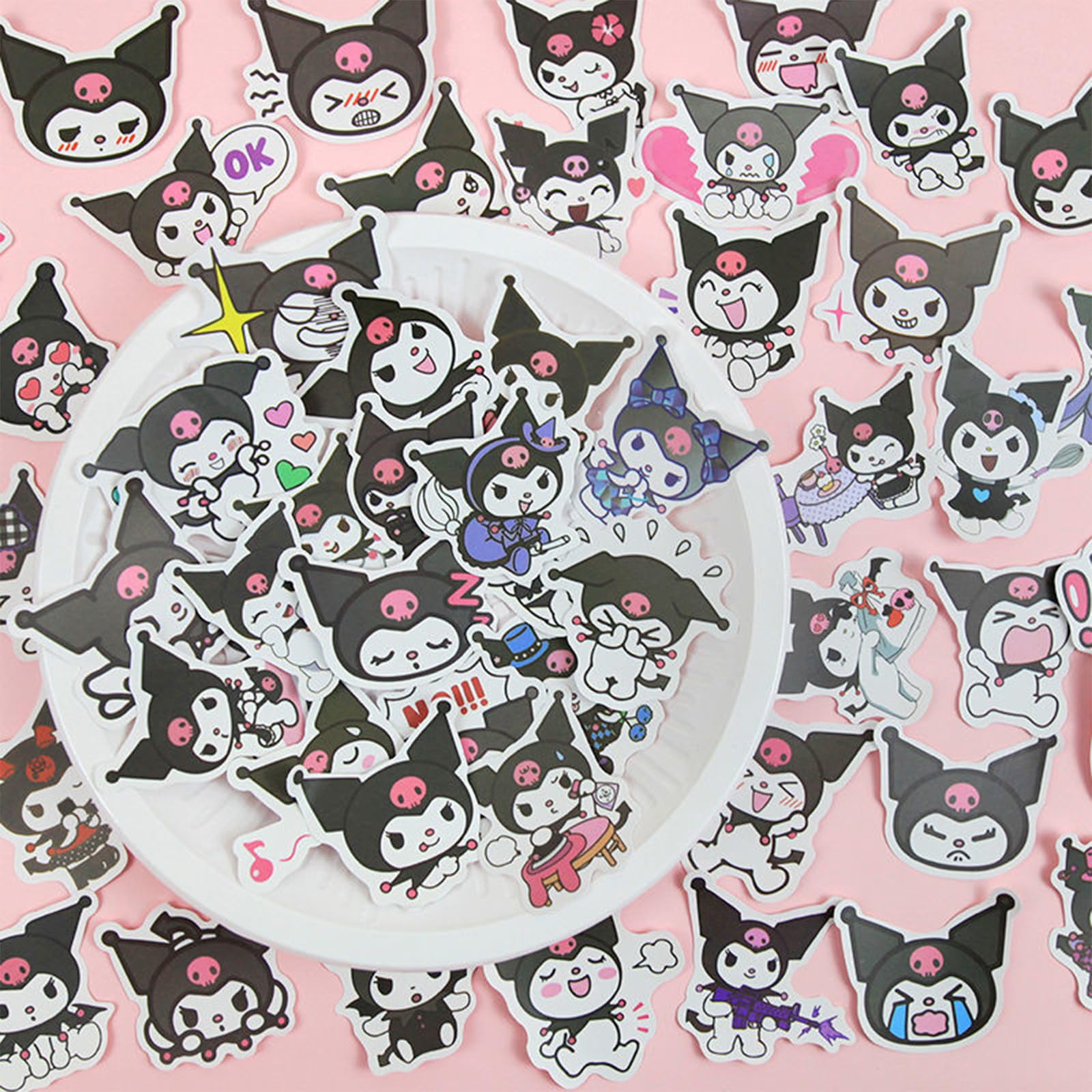 100 Adesivi Cartoon Kawaii - Impermeabili Per Laptop, Valigie, Skate - Foto 2