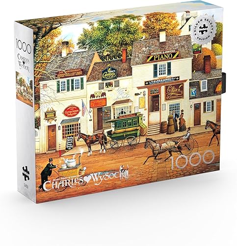Buffalo Games - Silver Select - Charles Wysocki - Old Cape Cod - Rompecabezas de 1000 piezas para adultos desafiante rompecabezas perfecto para