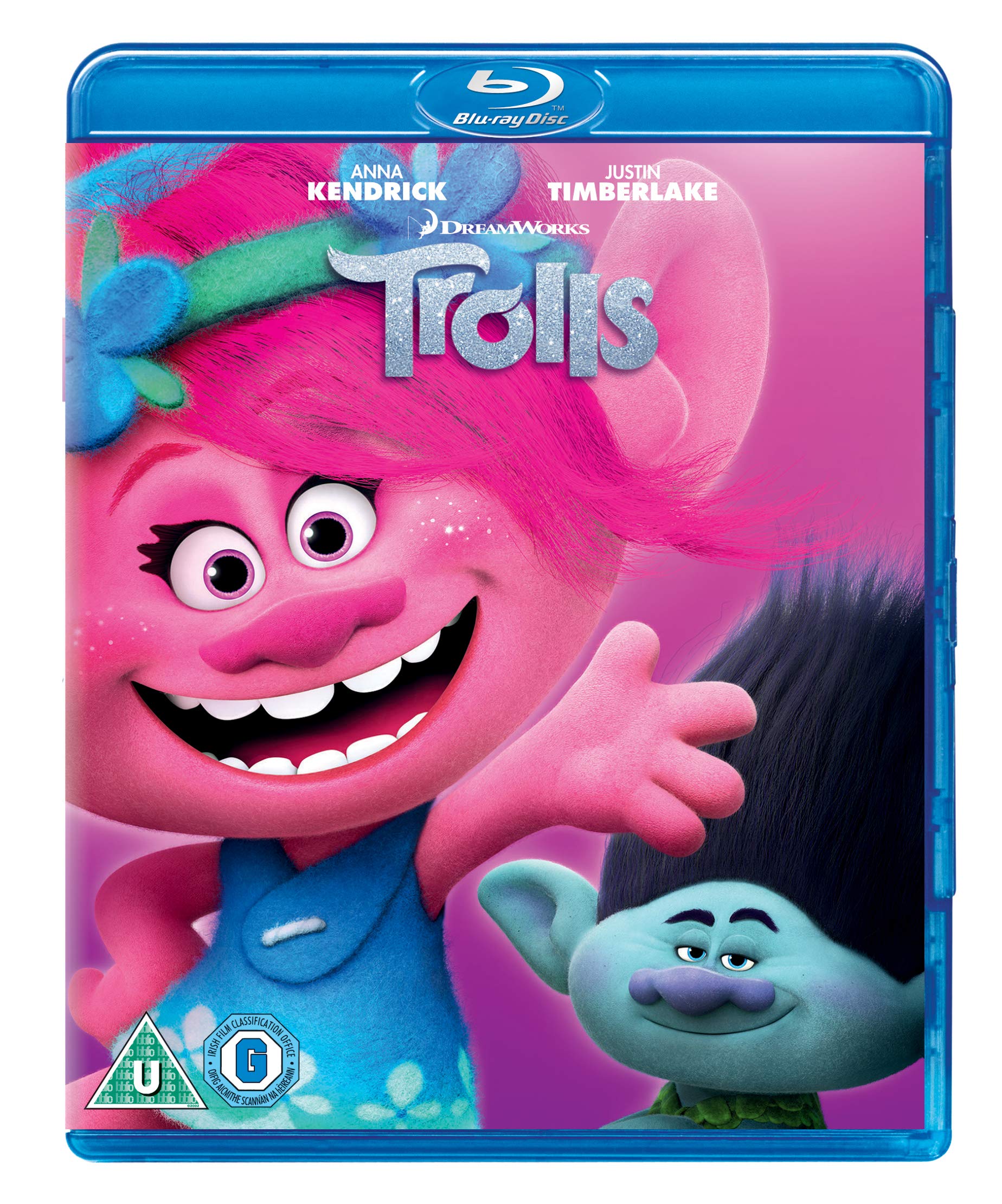 Trolls BD Blu-ray Solucion de Entretenimiento Infantil Sin Bloqueo de Region