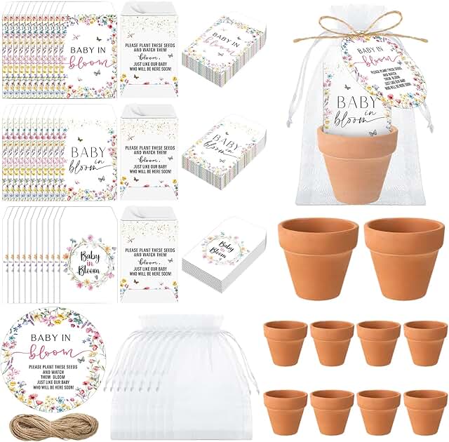 Baby In Bloom Seed Packets