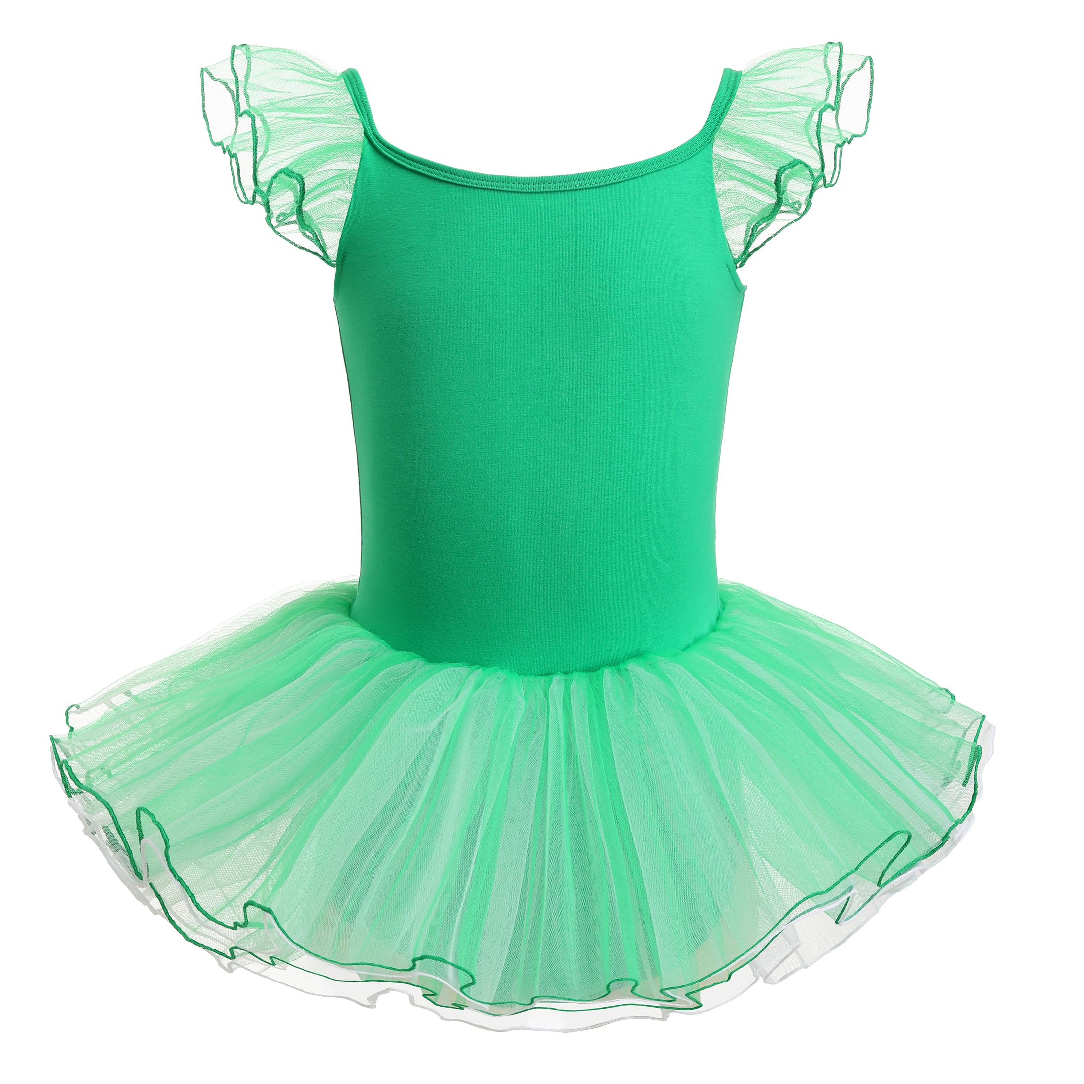 HIPPOSEUS Tutu Vestidos de Ballet Maillot de Danza Gimnasia Leotardo Body Clásico para Niñas Traje de Baile