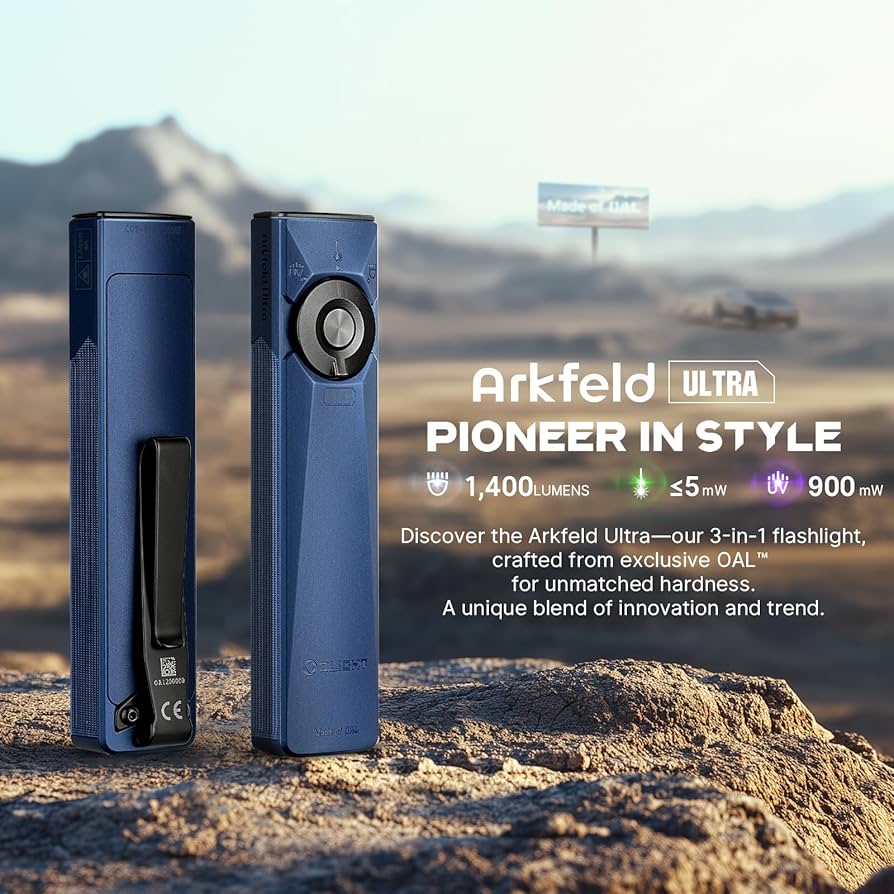 オーライト olight Arkfeld Ultra アークフェルド 02 Olight Arkfeld Ultra ARKFELD ULTRA CLASS 3R (NAVY BLUE) CWV2 B&H