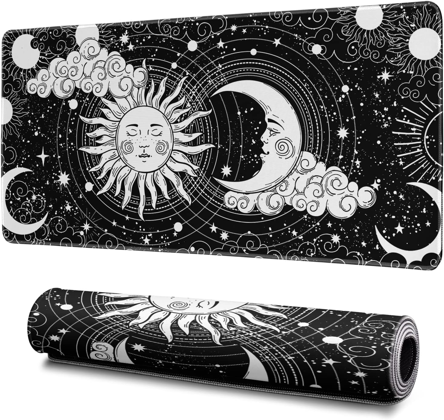 Magic Astrology Extended Big Mouse Pad Large, Gaming Mouse Pad Desk Pad,31.5x11.8