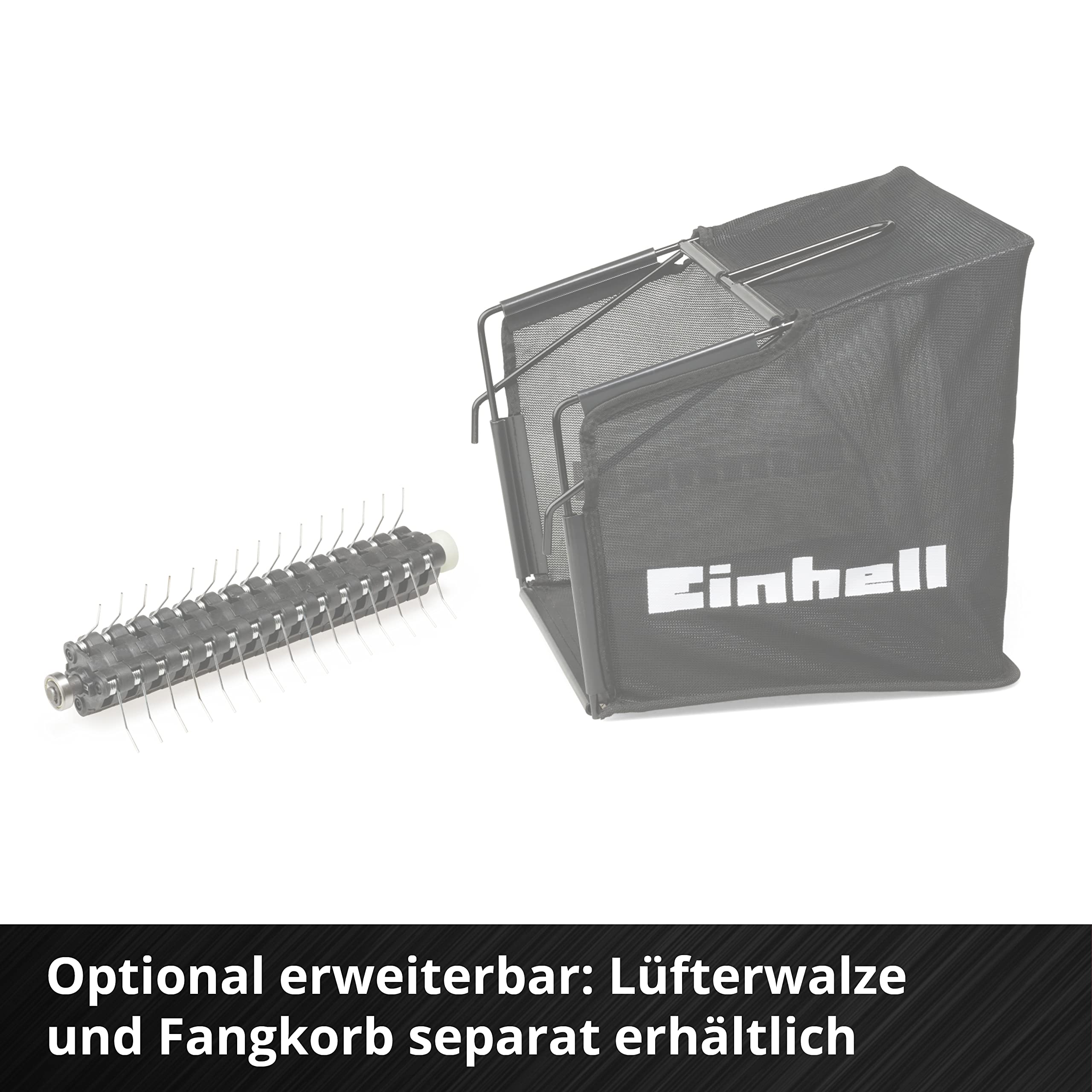 Einhell Akku-Vertikutierer-Lüfter GC-SC 36/31 Li-Solo Power X-Change (Lithium-Ionen, 36 V, 31 cm Arbeitsbreite, 3-in-1-Kombi, kugelgelagerte Messerwalze mit 8 Messern, ohne Akku und Ladegerät)
