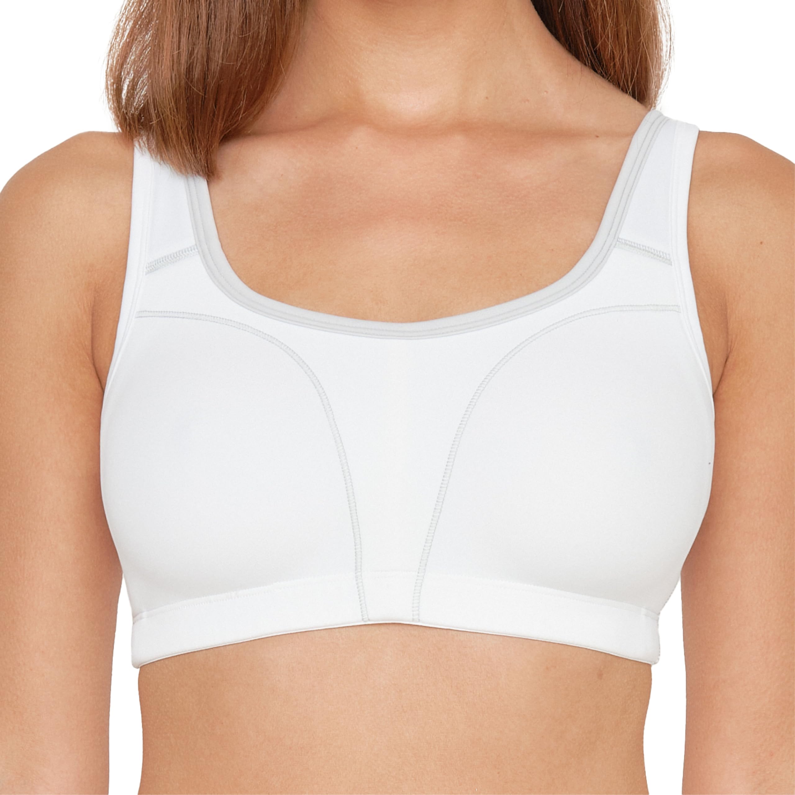 SUSA Sport BH Damen ohne Bügel Move high I Damen-BHs mit vorgeformten Cups I Sport Crop Top BH I Starker Halt I Transportiert Schweiß zuverlässig ab