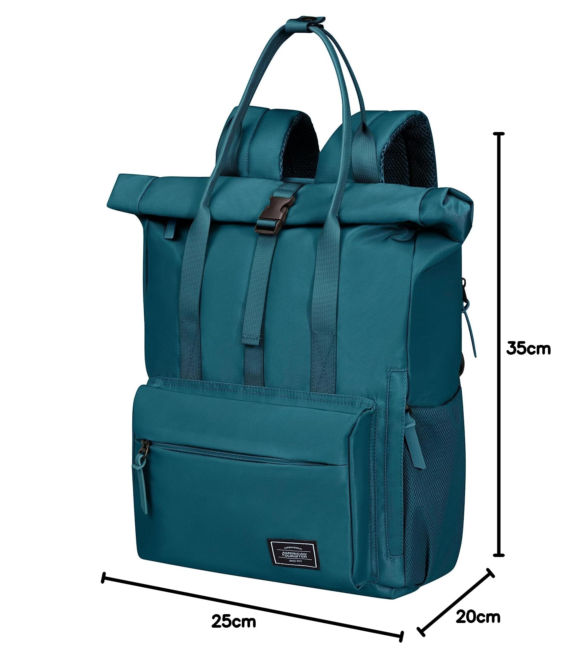 American Tourister Urban Groove UG16 - Plecak Damski 36 cm - Lekki Plecak Miejski z Duza Przestrzenia, Idealny na Miasto & Codziennosc - 17L - Deep Ocean