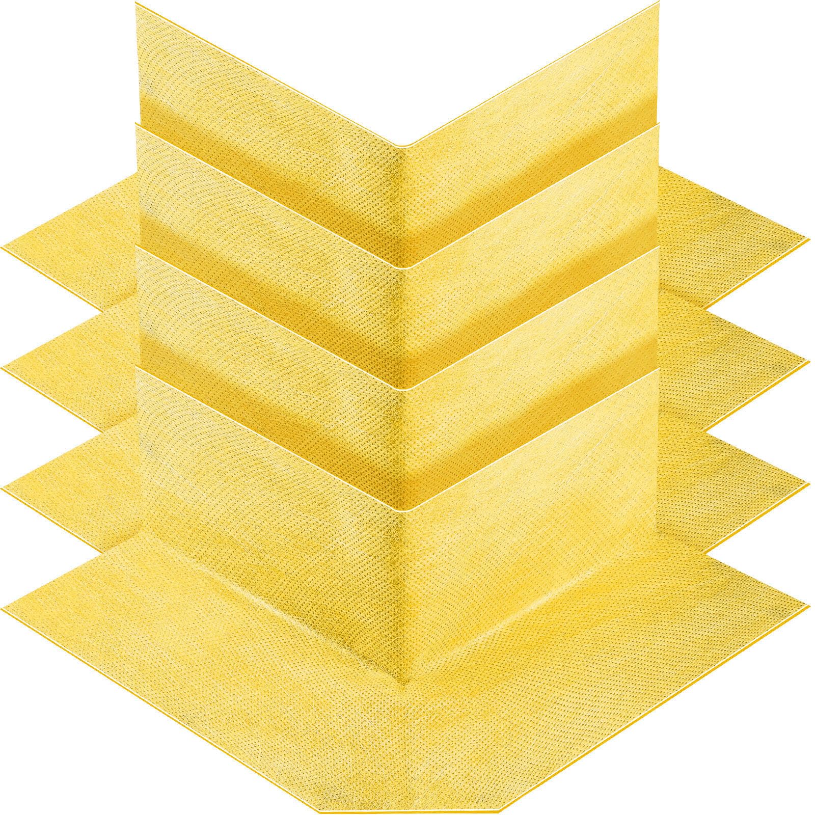 Tatuo 4 Pcs Outside Waterproofing Corner Shower Seamless Membrane Polyethylene Corner for Bathtub and Steam Room