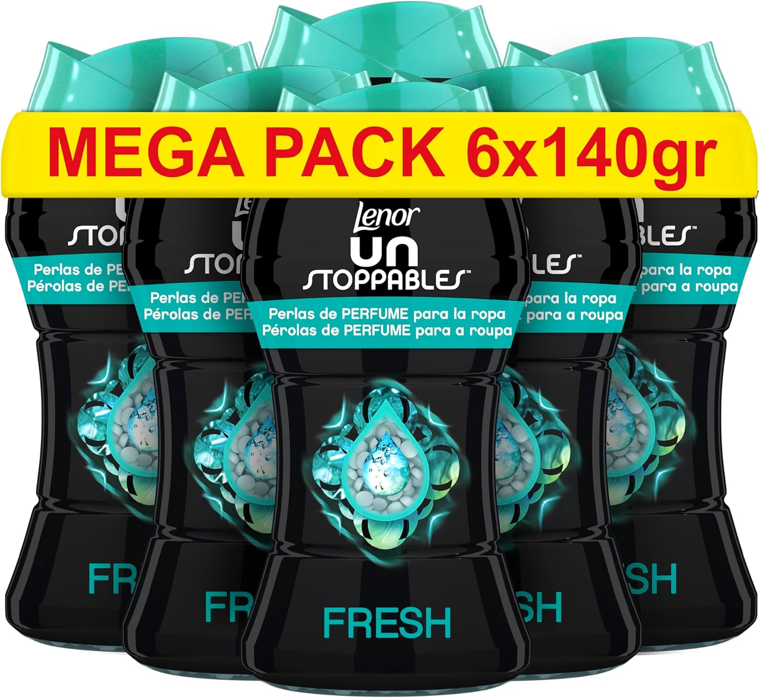 6 botes de perlas de perfume Lenor UNstoppables Fresh por sólo 17,99€ ¡¡26% de descuento!!