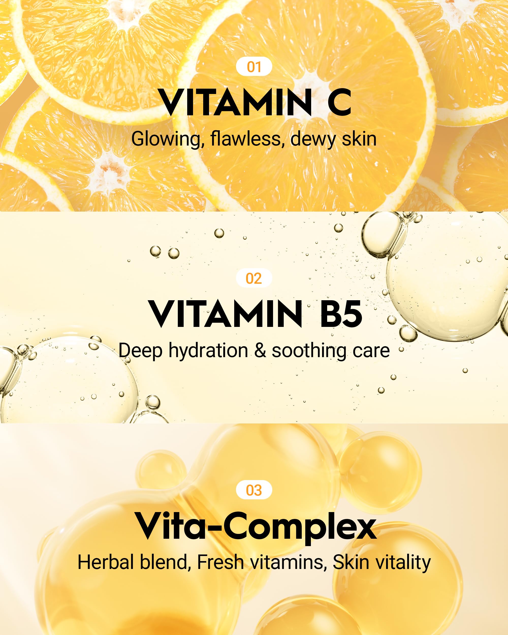 SNP Prep Vitaronic SOS Ampoule, Korean 7-Day Vitamin C Serum with Panthenol - Image 4