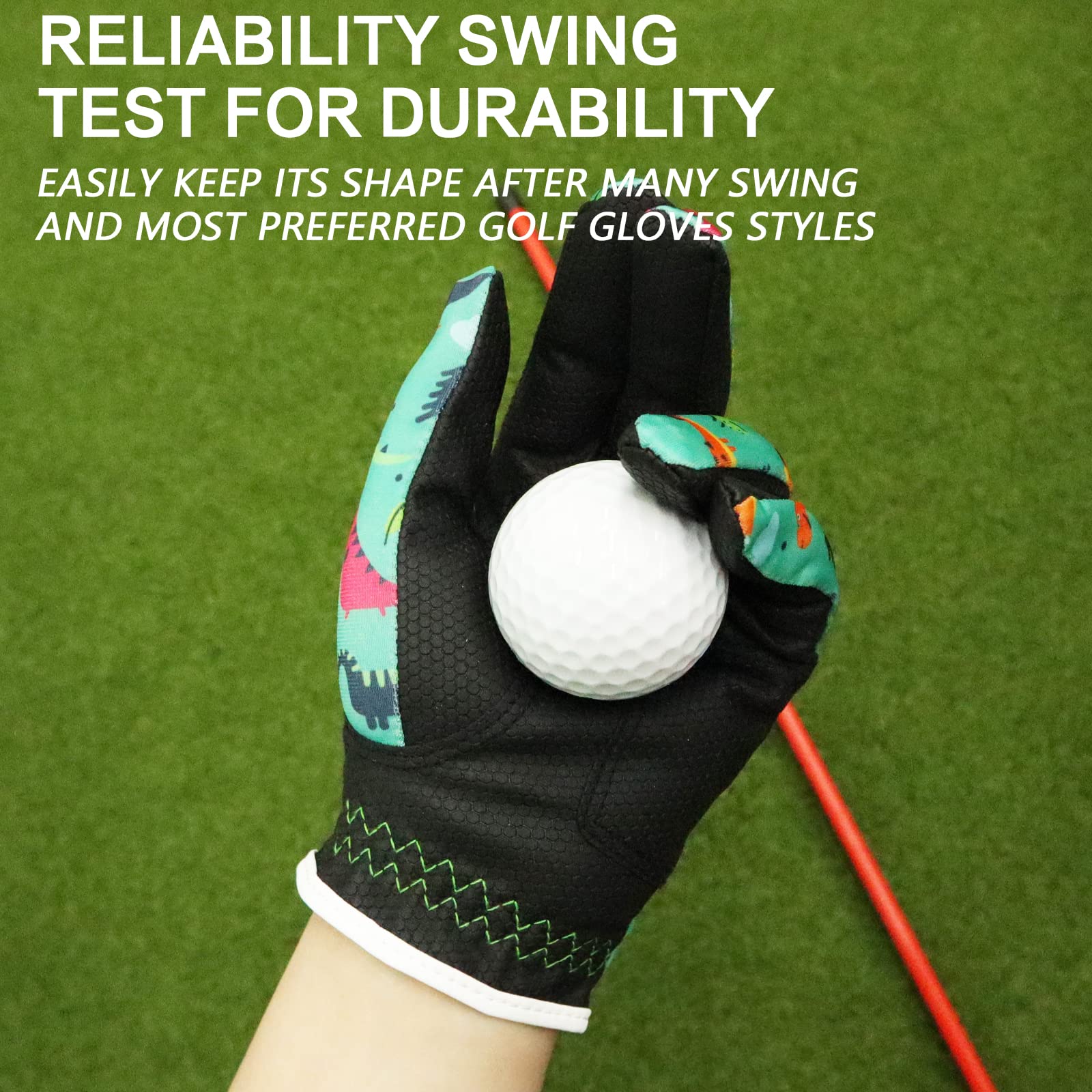 AMRTA Golf Gloves Kids Youth Junior Toddler Boys Girls 1 Pack Left Hand - Image 4