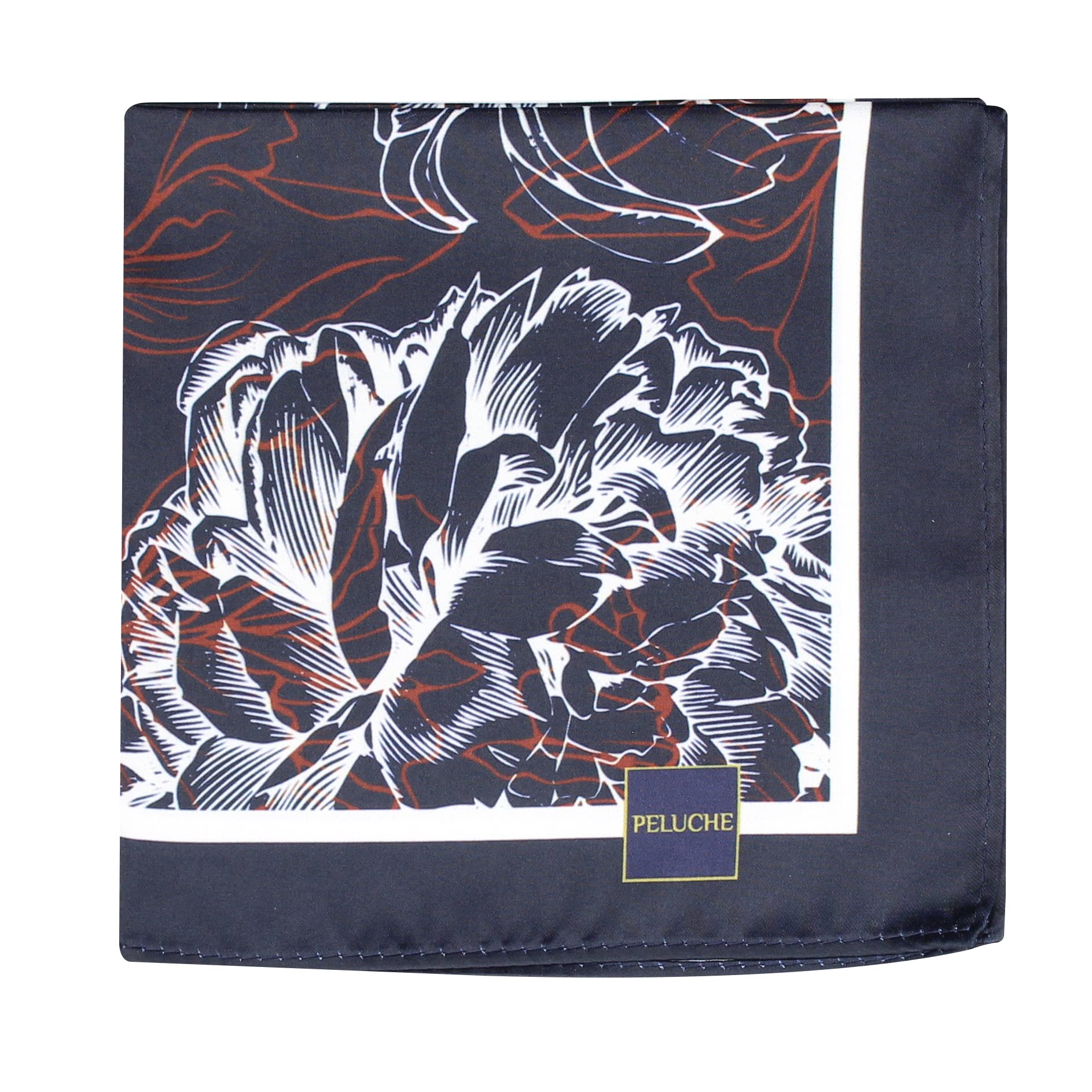 peluche Floral Abstract Pocket Square For Men-picture-22