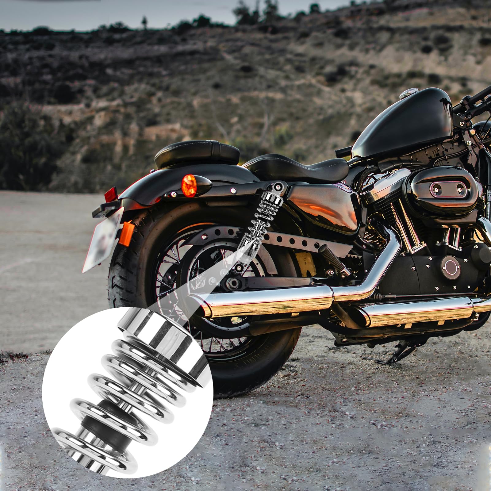 amortyzator motocyklowy 2 szt. 270mm tył motocykła