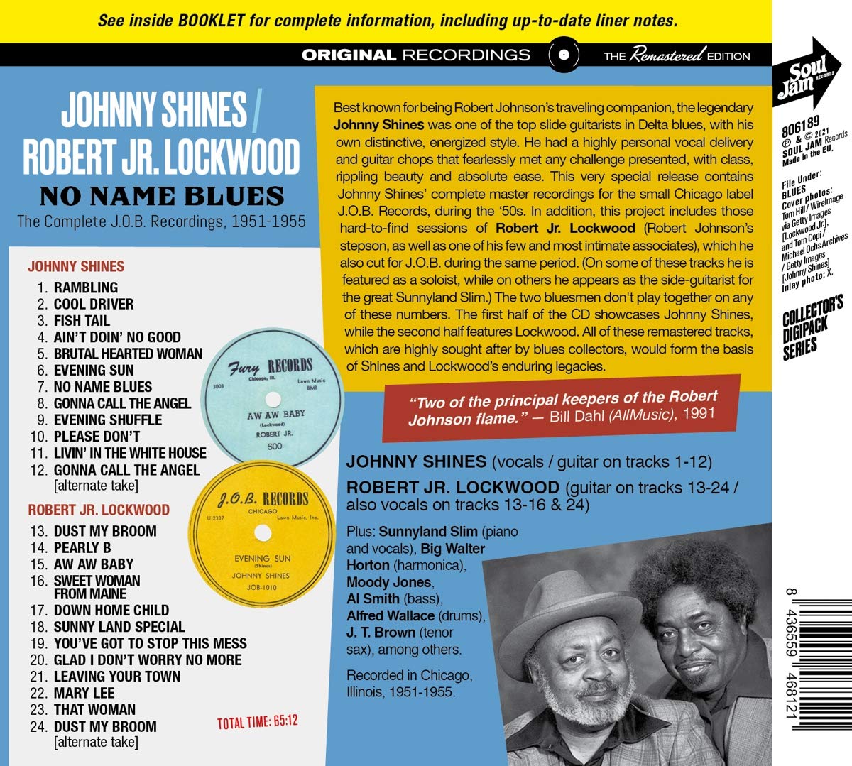 The Complete J.O.B Recordings, 1951-1955