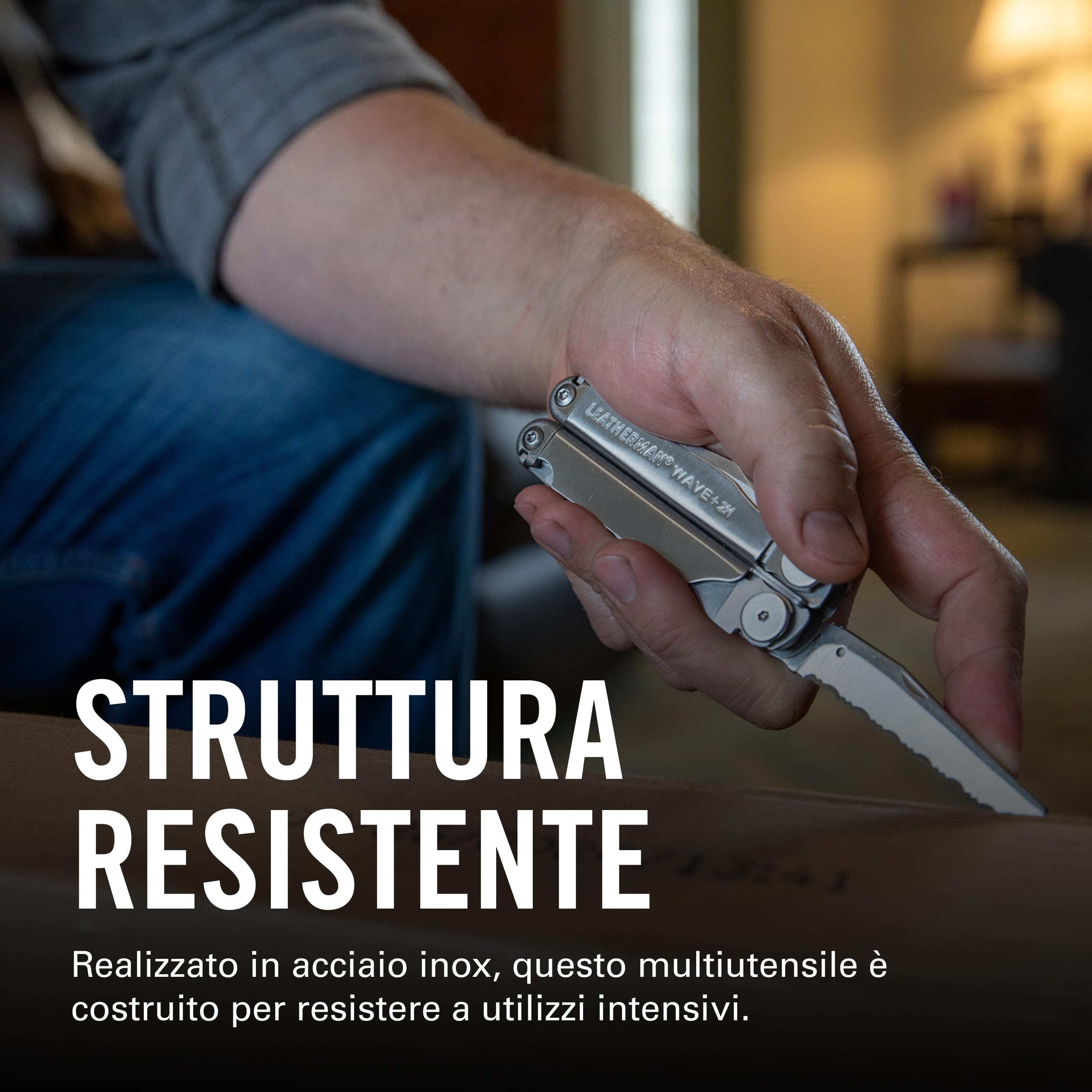 Leatherman 2H Wave+ Multiutensile 18 in 1 Acciaio Inossidabile con Lame Pinze Tagliafili