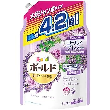 Amazon | [大容量] ボールド ジェル 洗濯洗剤 液体 ラベンダー