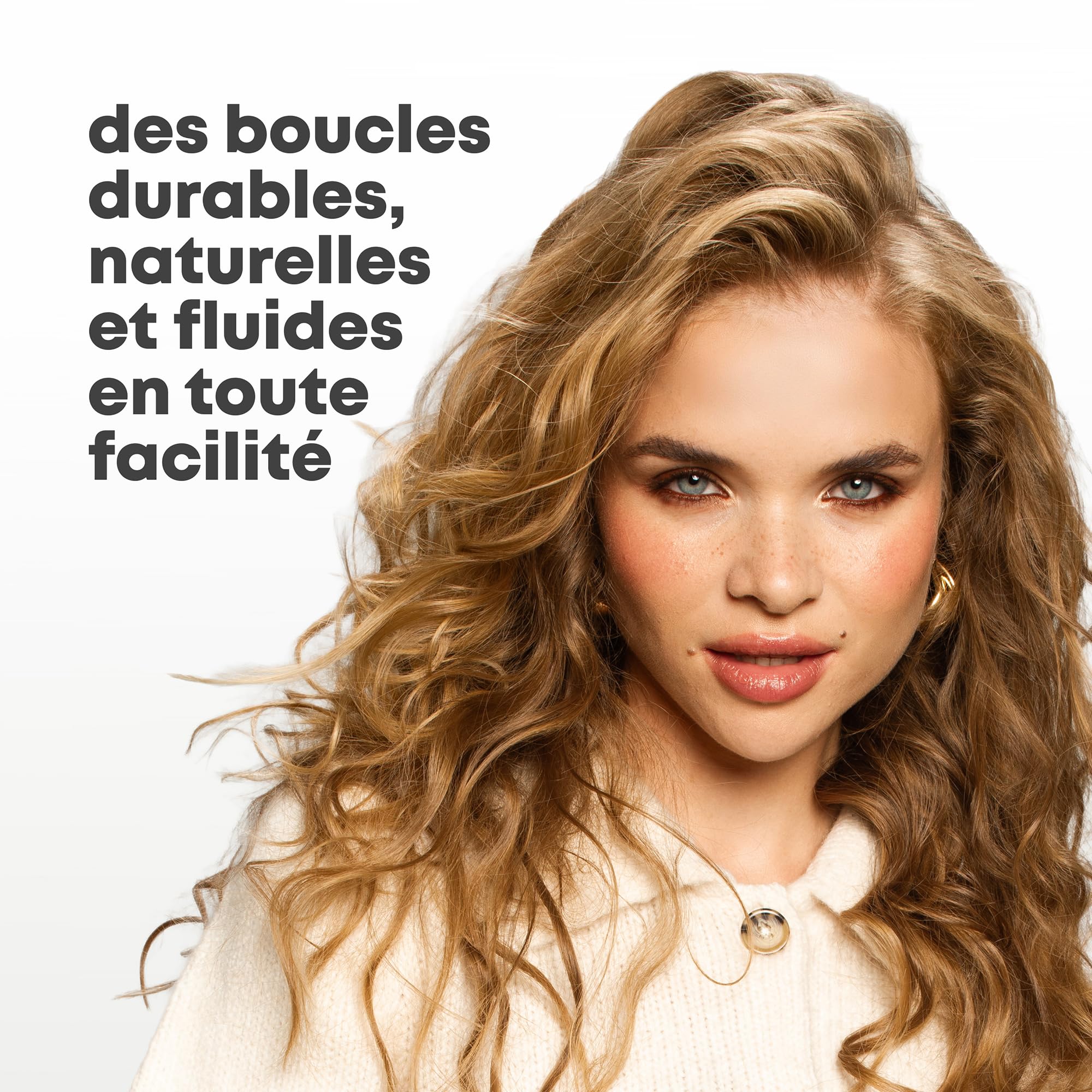 Revamp Progloss Big Hot Wand – Fer a Boucler conique ceramique pour boucles lâches ou cheveux ondulés – Gant protecteur de chaleur inclus