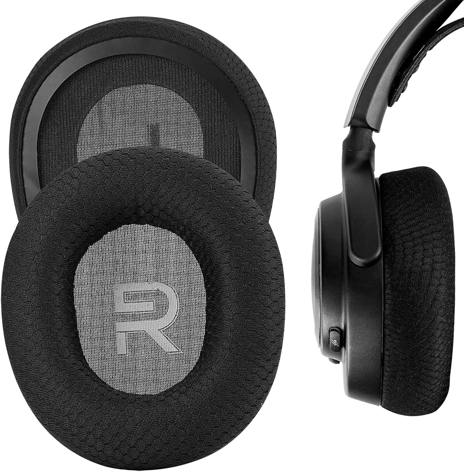 Geekria Comfort Mesh Fabric Replacement Ear Pads for SteelSeries Arctis
