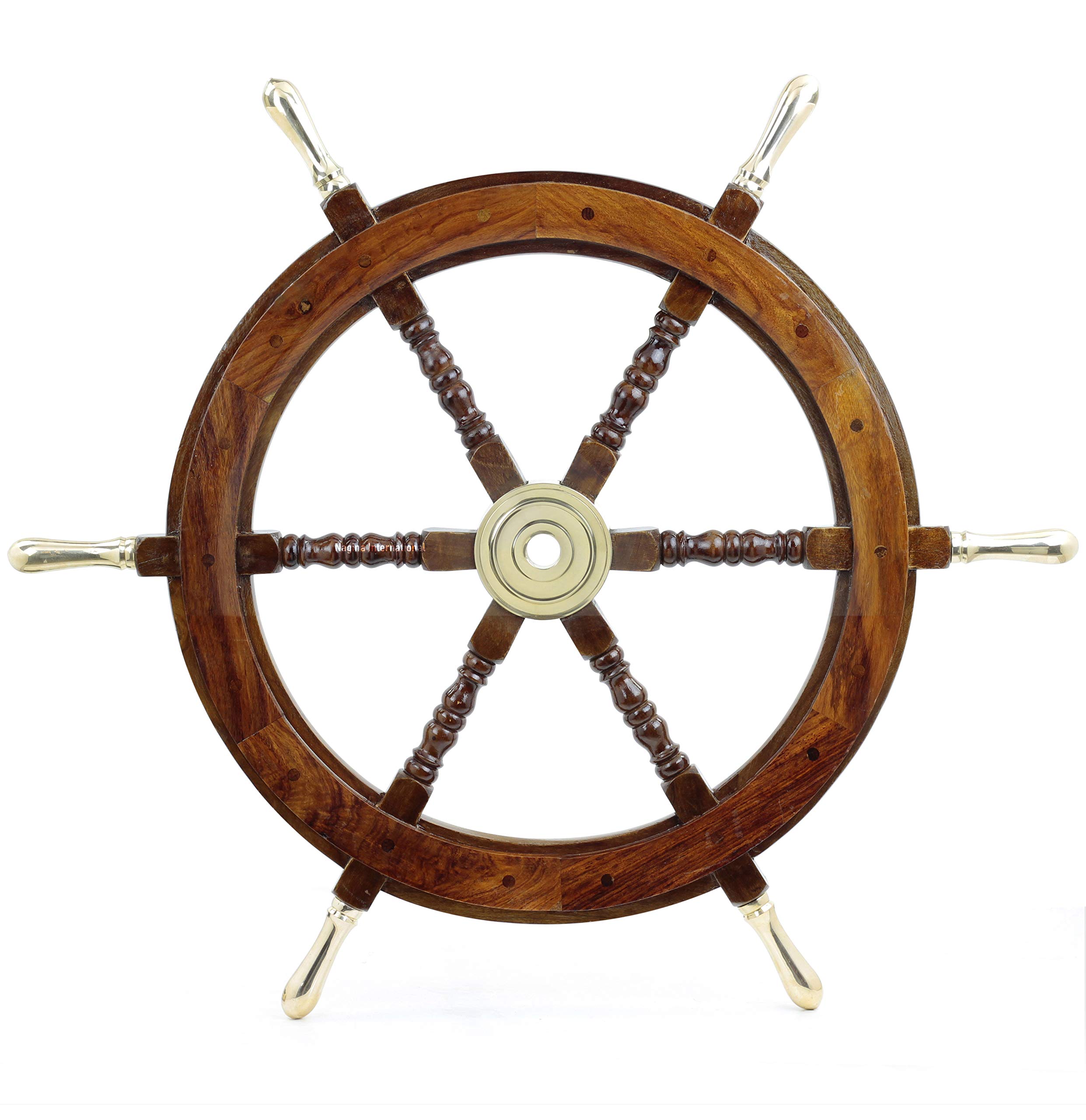 Amazon.com : Ship Wheel Ships Steering Wheel Nautical Wheel Wood