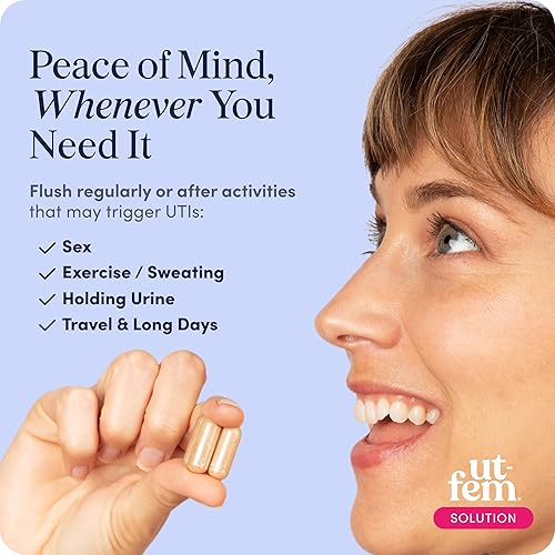 Miniatura 5 de UT-Fem Solución - Enjuague del tracto urinario para mujeres, enjuague de acción rápida para limpiar el tracto urinario, promueve la comodidad y la