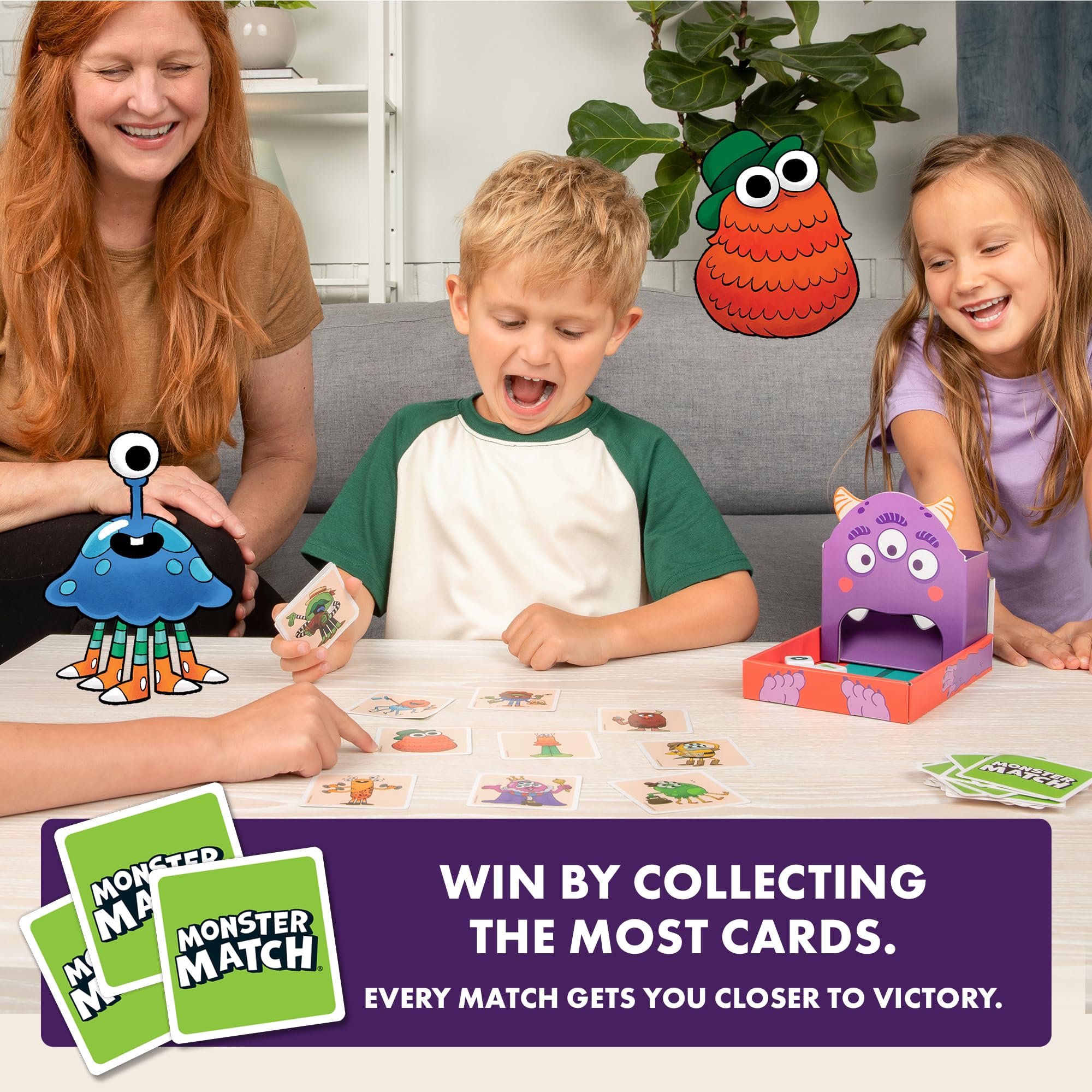 Exploding Kittens Monster Match – Matching Dice for Kids Ages 4+– 2-6 Players – Fun Family Night - Creative Kid Play