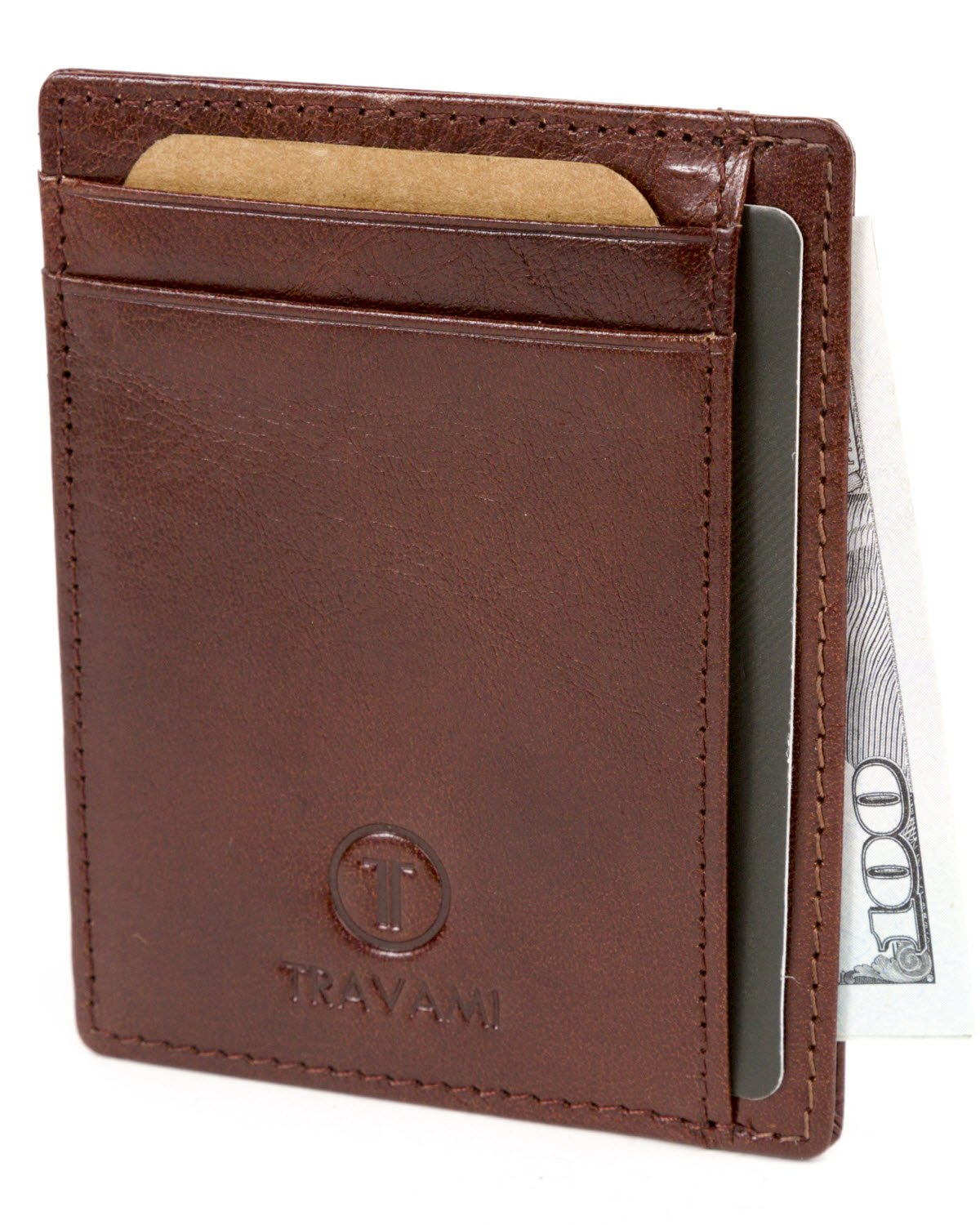 Front Pocket Wallets for Men - RFID Blocking Slim Leather Wallets