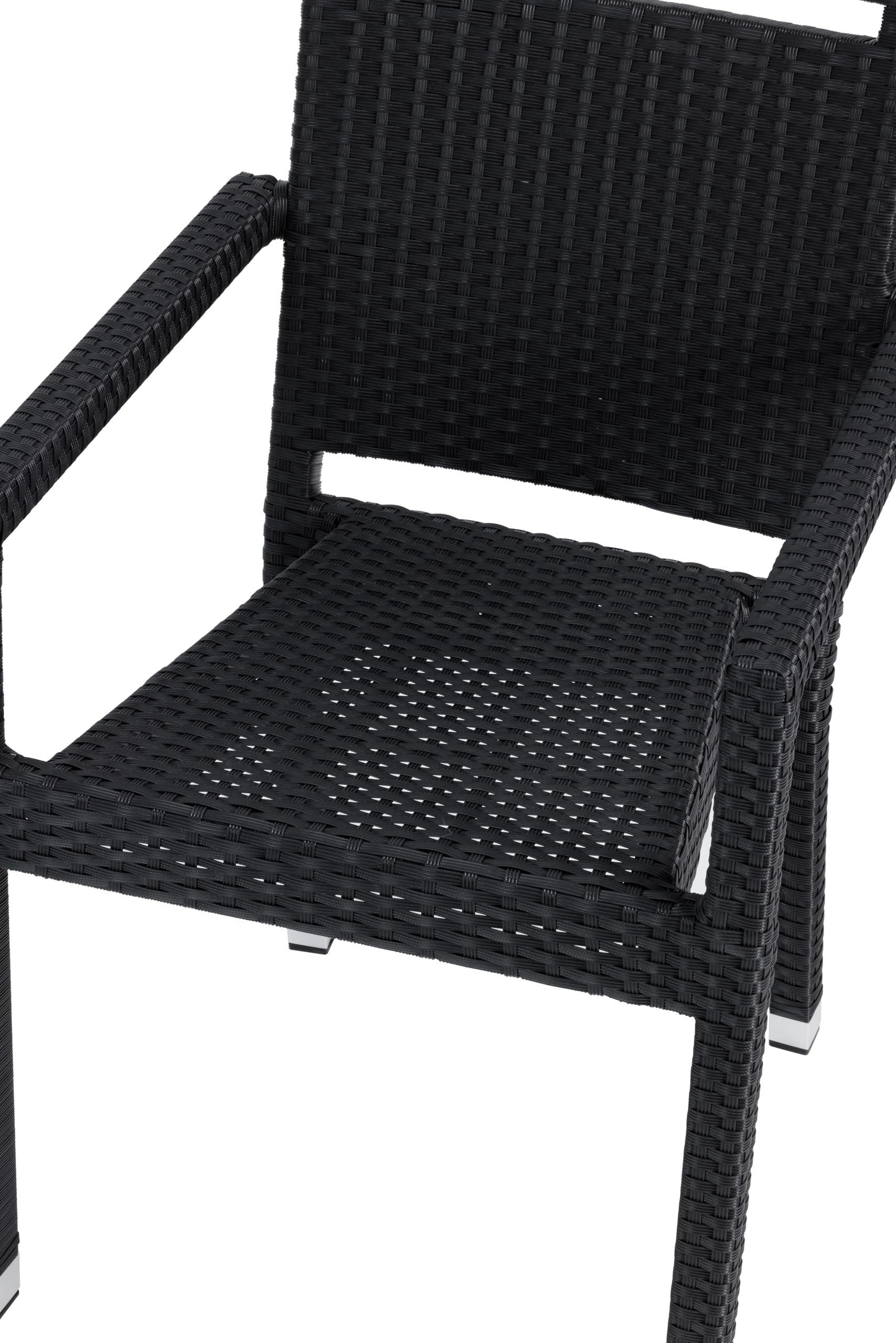 Produktbild von METRO Professional Gastro Armlehnstuhl Iluna – Stapelbar, Polypropylen, Anthrazit, Wetterfest, 110 Kg Belastbar, Für Terrassen & Gastronomie (80x59x51 Cm)