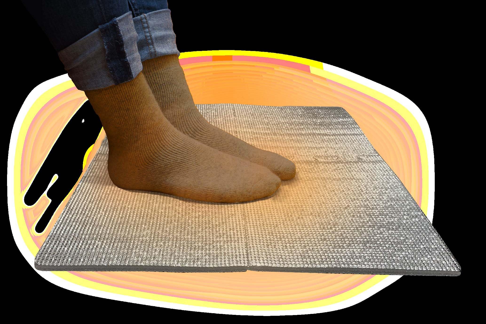 Amazon.co.jp : ユーザー 保温シート ガチHOT フット！ 2枚組 滑り止め