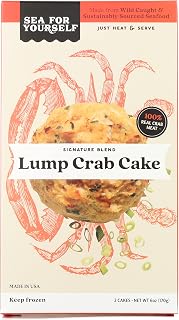 Sea For Yourself Lump Crab Cakes, 6 oz - Sustainably Sourced, Preservative-Free Premium Seafood
