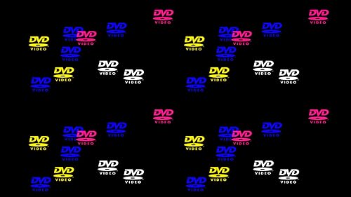 Bouncing DVD Logo Screensaver: Nostalgic Relaxation with High Definition Retro Entertainment, Custom