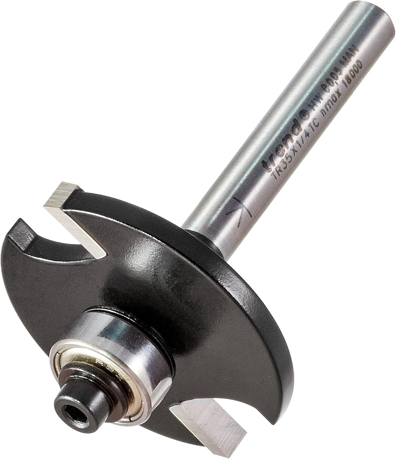 Trend Trade Biscuit Jointer Router Cutter, 1/4 Inch Shank with 37.2mm Cut Diameter, Bearing