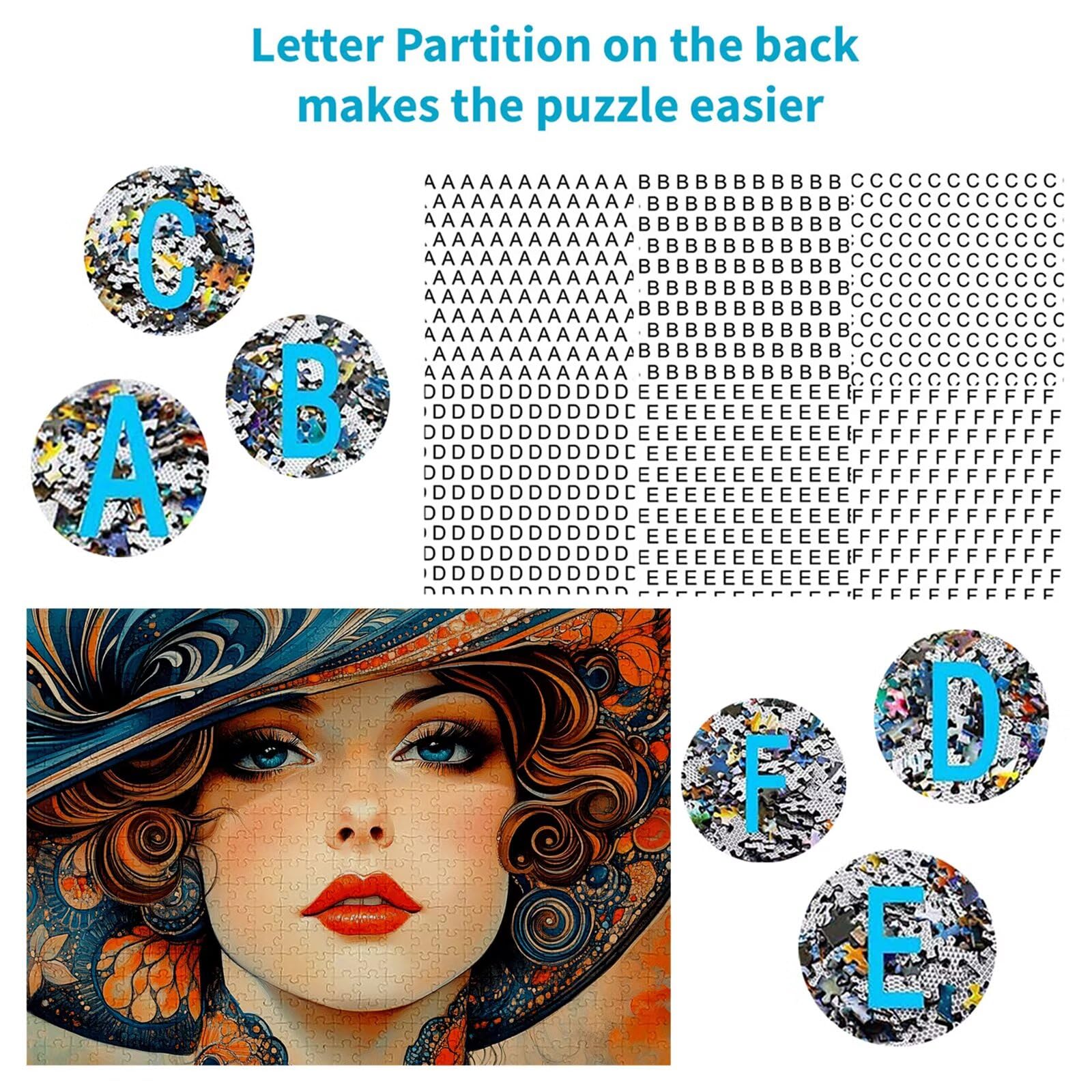Puzzle 3000 elementów dla kobiet dorosłych 122 x 81 cm unikalne rzemiosło klasyczne 3D drewniana układanka do rodzinnych gier biznesowych, układanka do samodzielnego wykonania nawet do