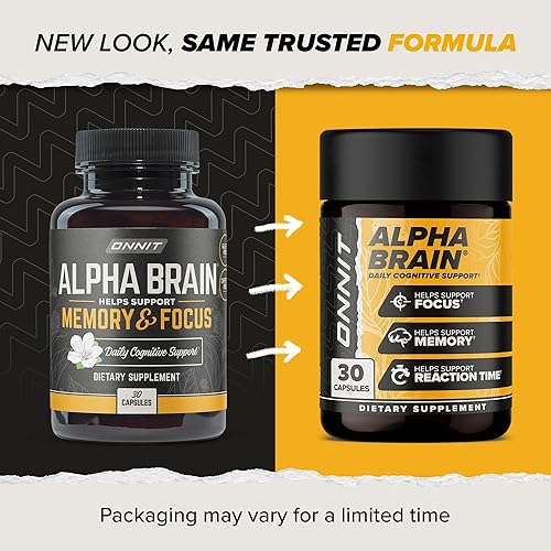 Miniatura 3 de ONNIT - Suplemento para el cerebro en cápsulas Alpha Brain