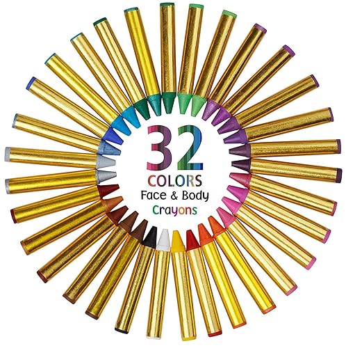 Dress Up America Face Paint Crayons -Safe Non-Toxic Face And