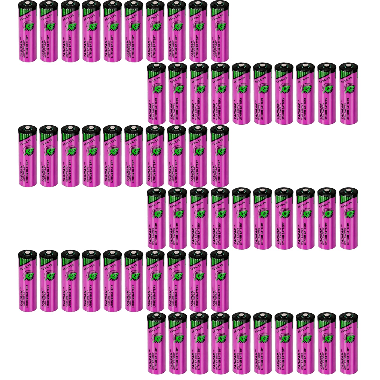 60-Pack TL-5903 3 6V 2400mAh AA Non-Rechargeable Lithium Battery SL-360 PLC 6ES7971-0BA00 for Siemens S7-400 PLC Machine