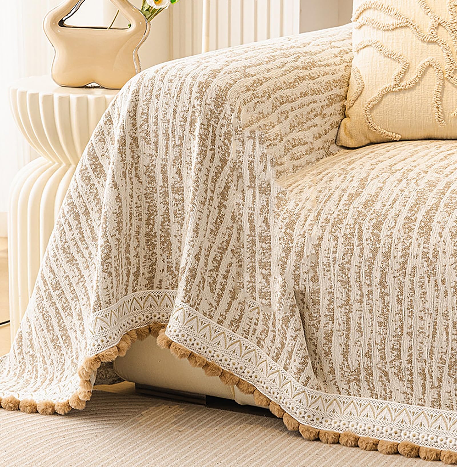 Copridivano rinforzato, impermeabile, resistente alla polvere e alle macchie, per tutte le stagioni, 180 x 380 cm, perfetto per proprietari di casa e animali domestici