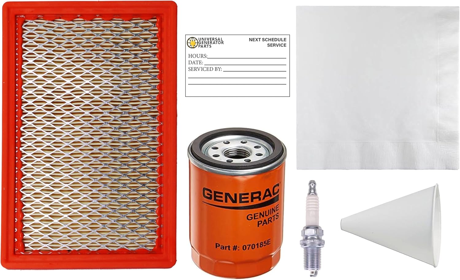 Kit de mantenimiento para generador de respaldo residencial GENERAC Power Systems modelo 6482 de 8 kW miniatura 1