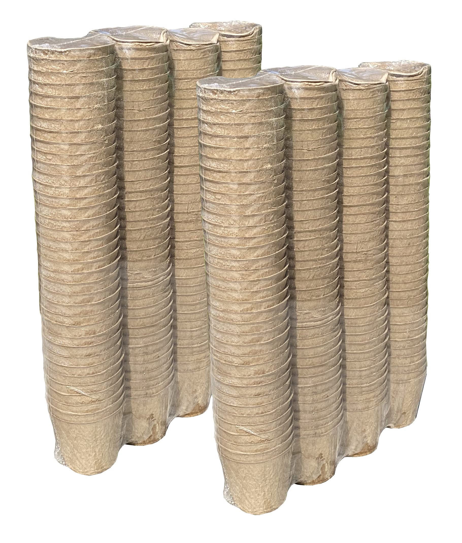 Selections Fibre Compostable Biodegradeable Round 5cm Plant Pots (Pack of 288)