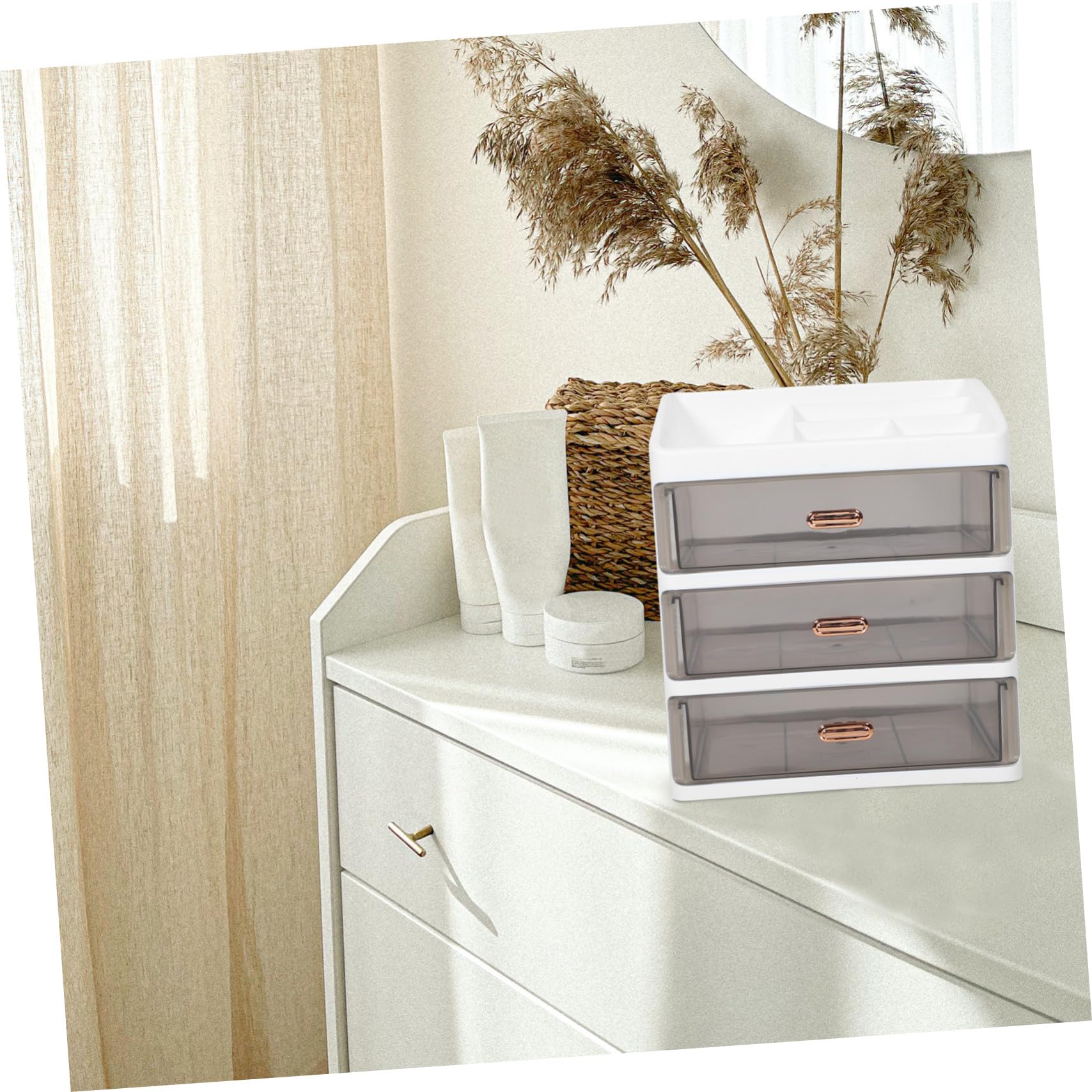 Aufbewahrungsbox für Kosmetik Schminkorganizer mit Aufbewahrungsschubladen Make-up-organizer aus Robustem für Schlafzimmer und Arbeitszimmer Kosmetikaufbewahrungsbox