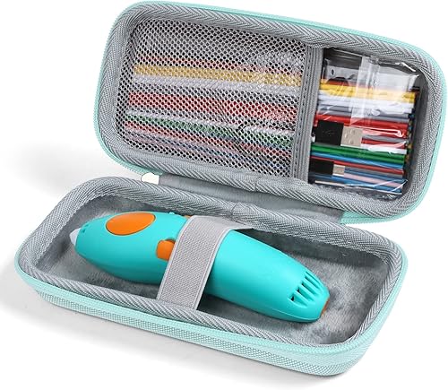 YUSSOT Funda compatible con 3Doodler Start+ Essentials para juego de bolígrafos 3D para niños, funda de transporte para impresión de filamento de