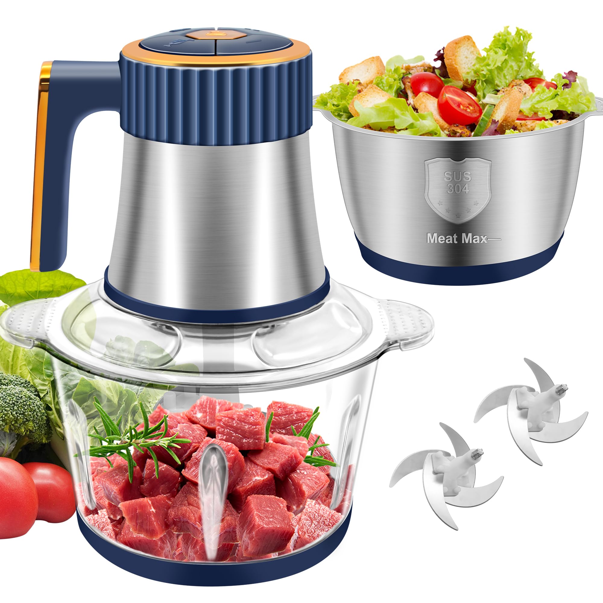 G4S3 Food Processor, 5-Speed Electric Food