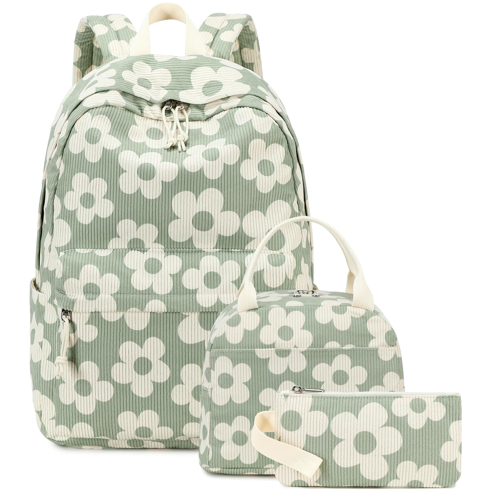 Bluboon School Backpack Teens Girls Boys Kids School Book Bags with Lunch Box Pencil Bag