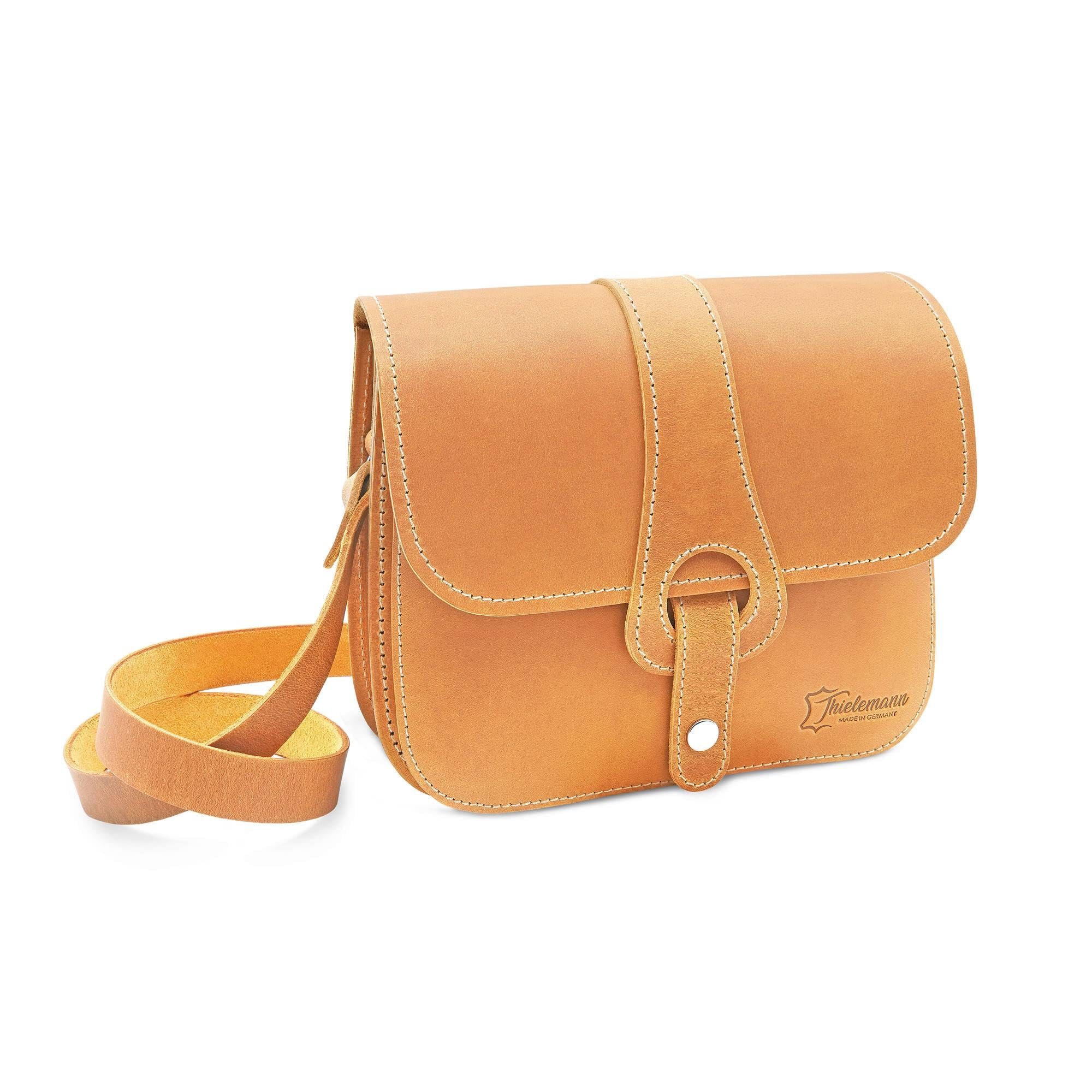 Thielemann Handtasche Damen Kapstadt Made in Germany, aus extra starkem Leder Tasche zum Umhängen, Crossbody Bag Frauen, Umhängetasche Vintage