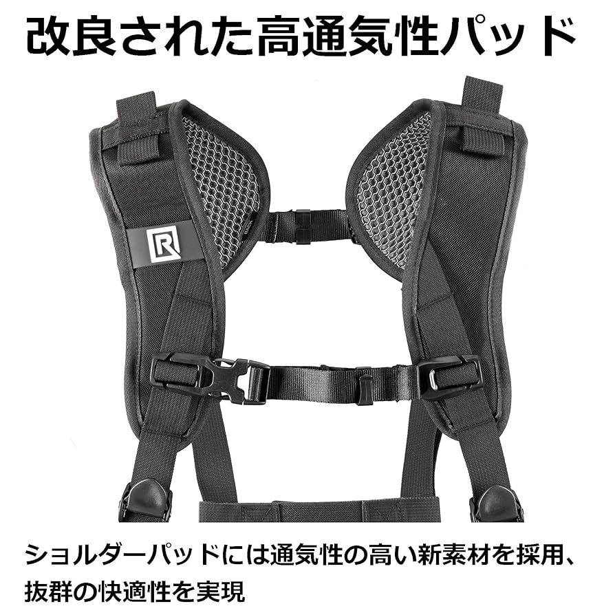 【美品】BLACKRAPID ブラックラピッド ダブルブリーズ カメラストラップ BLACKRAPID（ブラックラピッド） ダブル ブリーズ - ハクバ写真産業